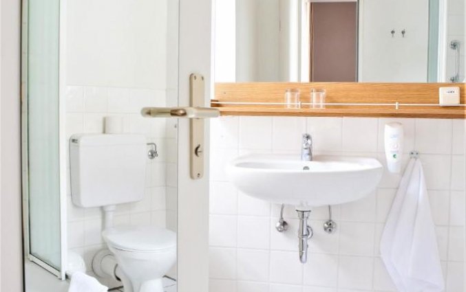 Badkamer van tweepersoonskamer van Rixwell Hotel Konventa Seta in Riga