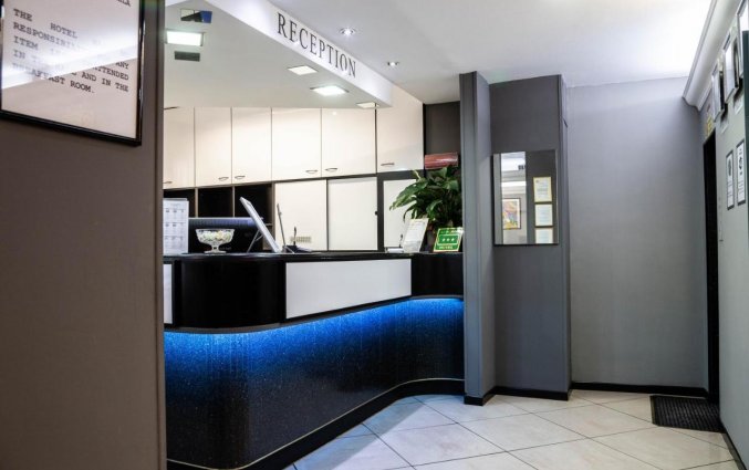 Receptie van Hotel Berlino Milaan