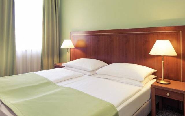 Tweepersoonskamer van Hotel Mercure Wien Westbahnhof in Wenen