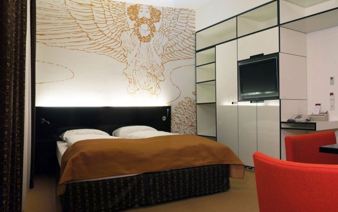 Tweepersoonskamer van Boutique Hotel Alma in Wenen