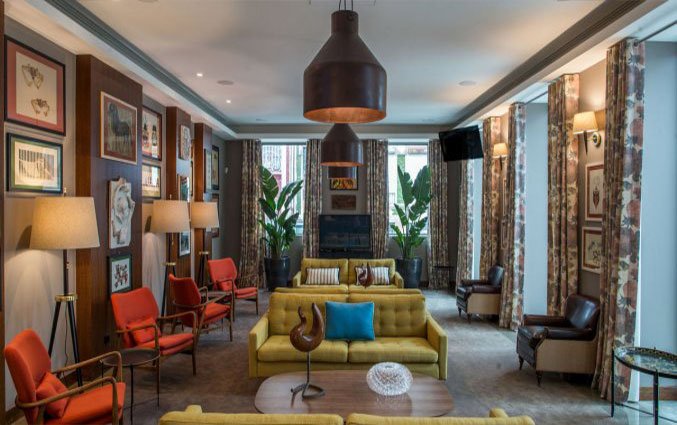 Zitruimte van Hotel en Bistro The Artist