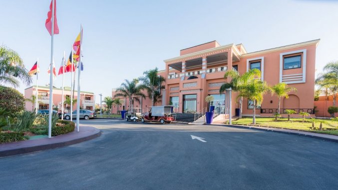 Ingang van Hotel Aqua Fun Club Marrakech in Marrakech