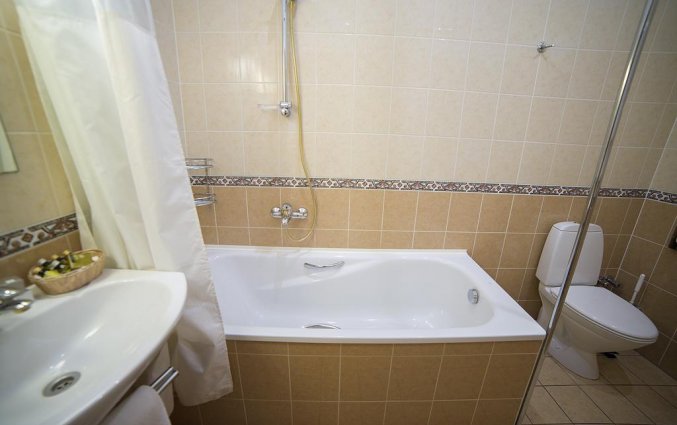 Badkamer van een tweepersoonskamer van Hotel Gutenbergs in Riga