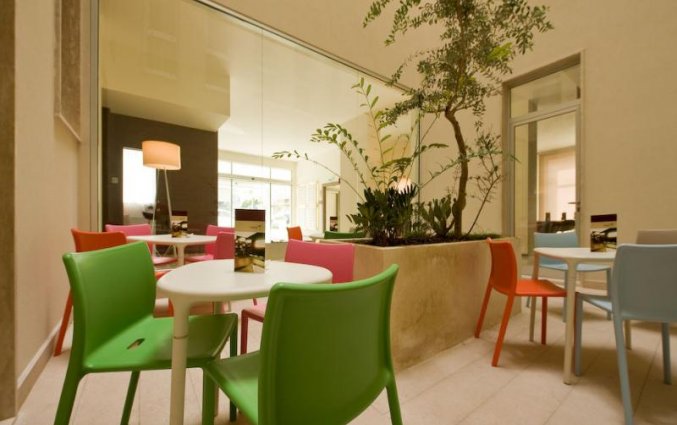 Terras van Hotel Eos in Puglia