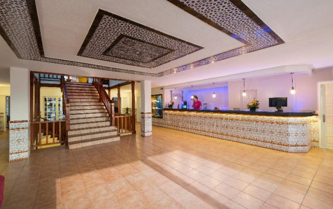 De lobby van Appartementen Hesperia Bristol Playa op Fuerteventura