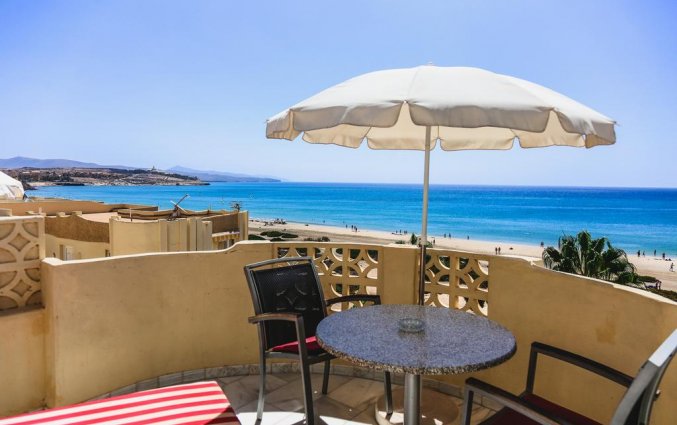 Balkon bij appartement van Appartementen Maryvent Beach op Fuerteventura