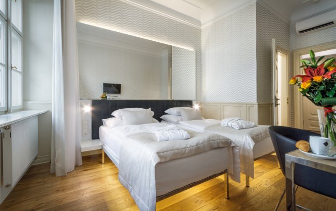 Tweepersoonskamer van Hotel Golden Star in Praag