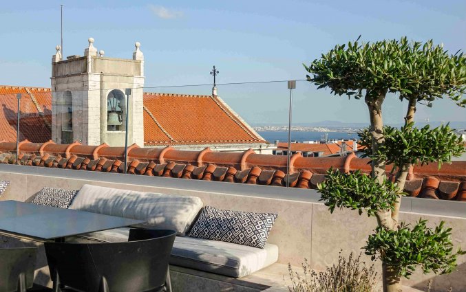 Terras van Hotel The Lumiares in Lissabon
