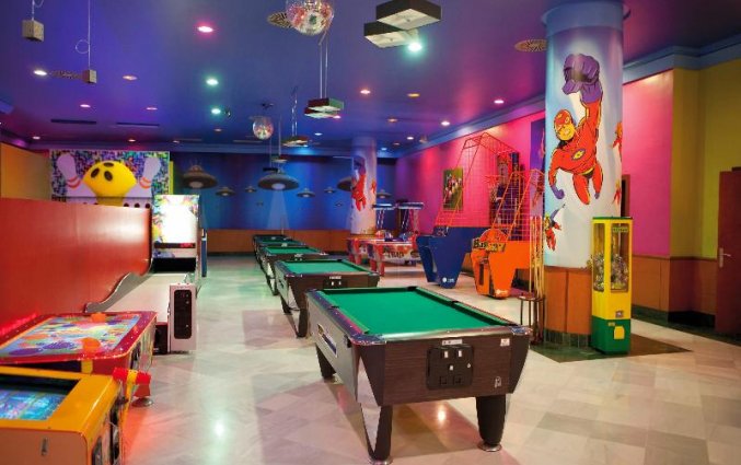 De speelkamer van Hotel Landmar Costa los Gigantes op Tenerife