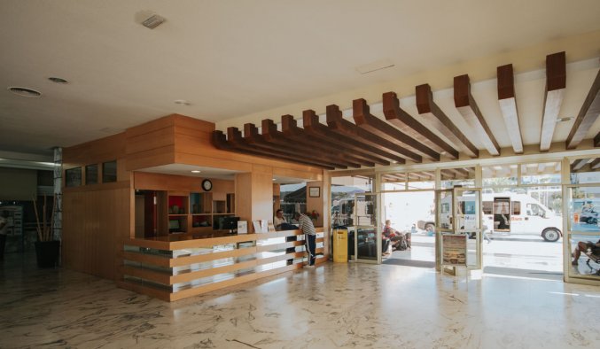 Receptie van Hotel Puerto Azul op Gran Canaria