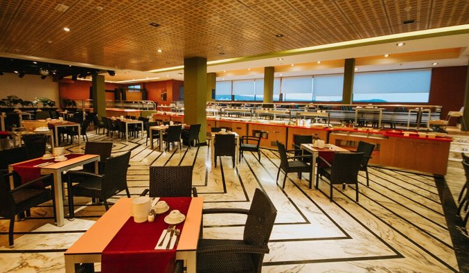 Restaurant van Hotel Puerto Azul op Gran Canaria