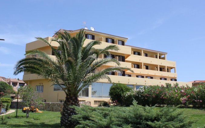 Gebouw van Hotel Castello op Sardinië