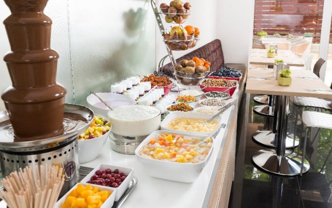 Ontbijtzaal van Hotel Bo33 in Budapest