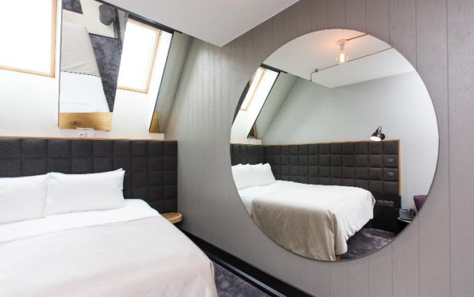 Tweepersoonskamer van hotel Rum in Budapest