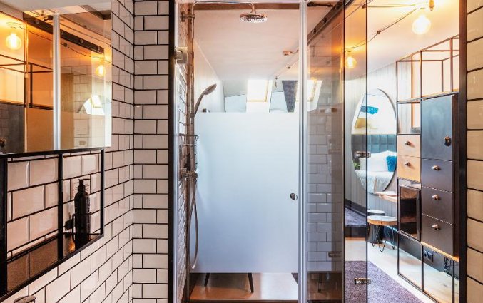 Tweepersoonskamer van hotel Rum in Budapest