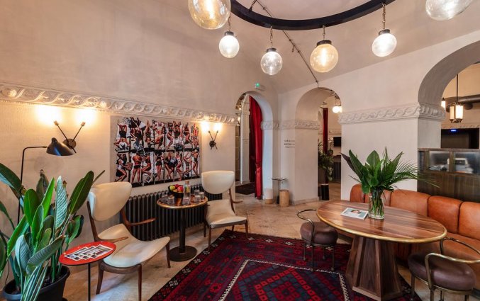 Zitgedeelte in hotel Rum in Budapest