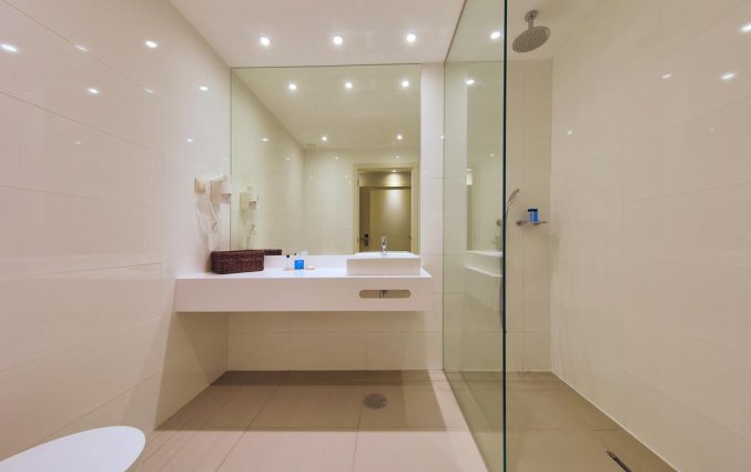 Badkamer van kamer van Água Hotels Mondim de Basto in Noord-Portugal