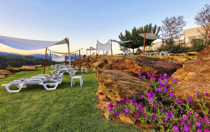 Ligbedden bij Água Hotels Mondim de Basto in Noord-Portugal