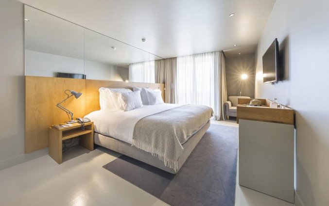 Tweepersoonskamer van Hotel Villa C in Noord-Portugal