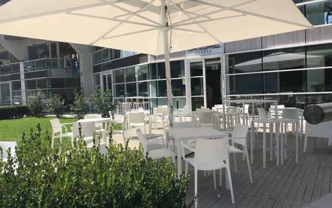 Terras van Aparthotel Lungotuvere in Rome