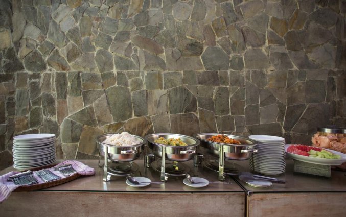 Ontbijtbuffet van Hotel Spazzio op Bali