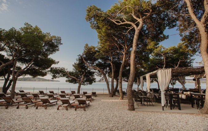 Terras van Hotel Villas Arausana & Antonia in Dalmatië