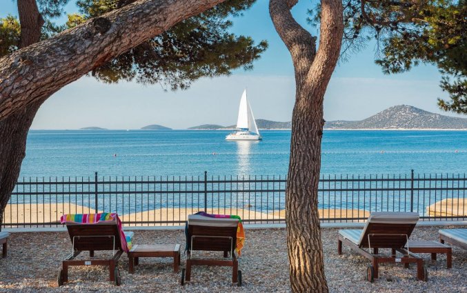 Terras van Hotel Villas Arausana & Antonia in Dalmatië