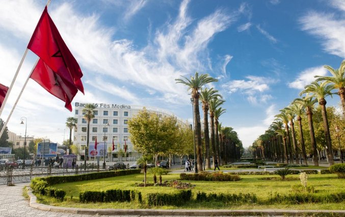 Buitenkant van Hotel Barcelo Fes Medina in Fez