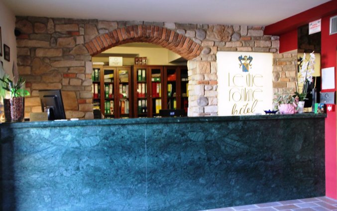 Receptie van hotel Le Due Fontane Florence
