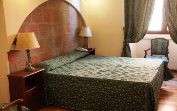 Tweepersoonskamer van hotel Le Due Fontane Florence