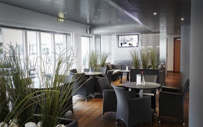 Zithoek van hotel Cabinn City Kopenhagen
