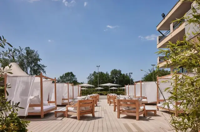 Hotel Una Forte Dei Marmi ligbedden