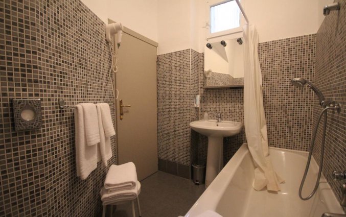 Badkamer van Hotel Green Class Astoria in Turijn