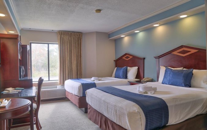 Vierpersoonskamer van Destiny Palms hotel