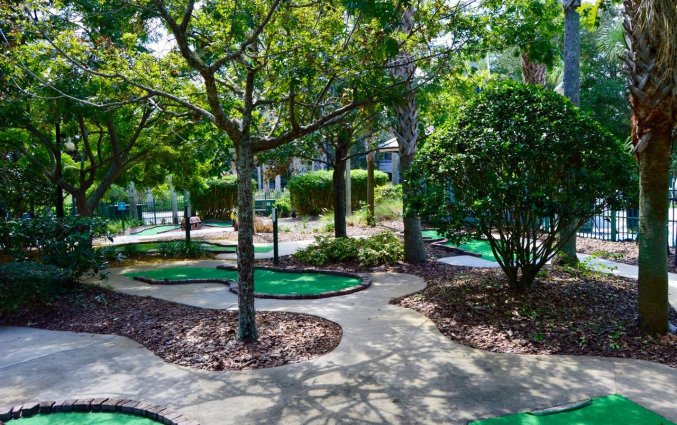 Golfbaan van resort Calypso Cay Villas