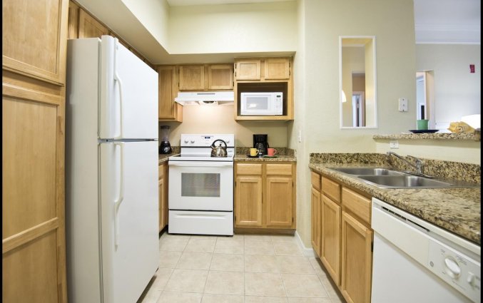 Keuken van resort Calypso Cay Villas