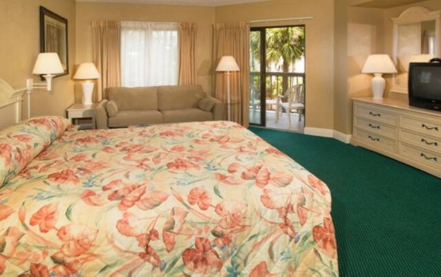 Tweepersoonskamer van resort Enclave Suites