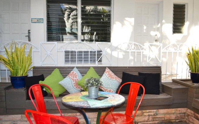 Tuin van appartement Beachside