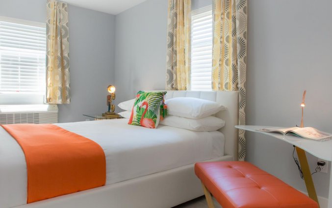 Tweepersoonsbed van appartememt Seaside