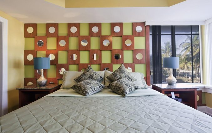 Tweepersoonskamer van Hotel Colony Ocean Drive in Miami