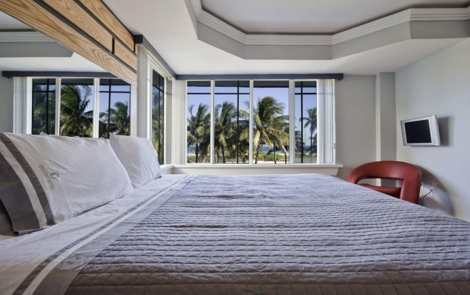 Tweepersoonskamer van Hotel Colony Ocean Drive in Miami