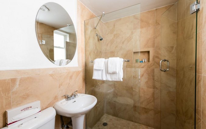 Badkamer van hotel Majestic South Beach