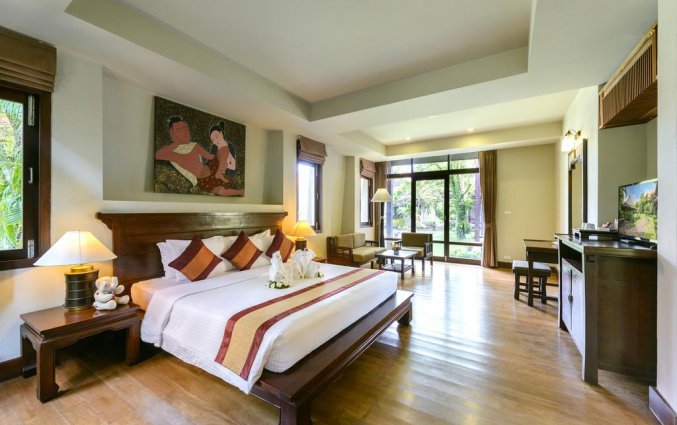 Tweepersoonskamer van Resort Khaolak Bhandari