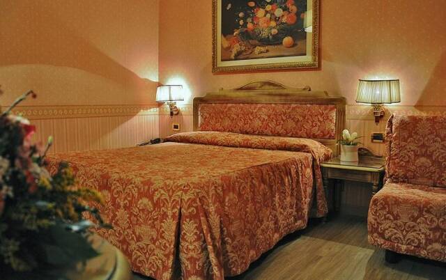 Tweepersoonskamer van hotel Venezia