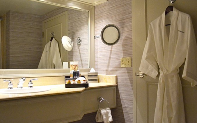 Badkamer van hotel Treasure Island Las Vegas