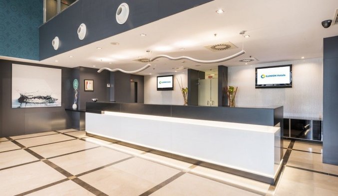 Lobby van Hotel Ilunion Aqua 4 in Valencia