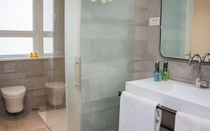 Badkamer van een tweepersoonskamer van Hotel One Shot Colon 46 in Valencia