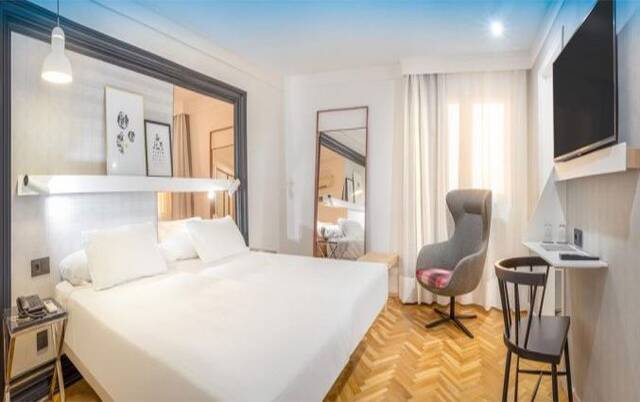 Tweepersoonskamer van Hotel SH Ingles Boutique in Valencia