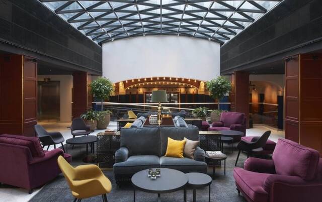 Lobby van Hotel Grand Central By Scandic in Stockholm