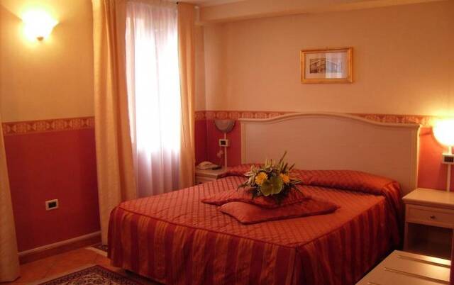 Tweepersoonskamer van hotel Tinoretto